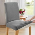 thumbnail image 2 of 1 Pcs Dining Room Chair Covers, Spandex Removable Kitchen Chair Covers Strable Case Chair Slipcover Chair Seat Covers Elastic Chair Cover Strech for Dining Room, Hotel, Ceremony, 2 of 8