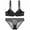 Black, variant on LLYWEY Padded Bras for Women No Underwire Plus Size Comfort Bra Ladies Tie-Front Bra Style-435 Women Extra Lift Bra Feature Adult Female T-Shirt Sports Bras White 36B