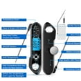 thumbnail image 4 of 2 in 1 Dual Probe Digital Instant Read Food Meat Thermometer with Backlight, Alarm, Magnet & Corkscrew Function,Food Thermometer for Oven, Deep Frying, Outdoor BBQ, Candy, Liquids and Baking(Black), 4 of 8
