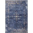 thumbnail image 1 of Garnier Blue Beige Vintage Area Rug 3'11" x 5'3", 1 of 5