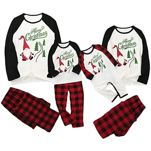 Conjunto de pijamas de Navidad para adultos y niños a juego con la familia, ropa de dormir de Navidad ShuxiuWang 8390613451019