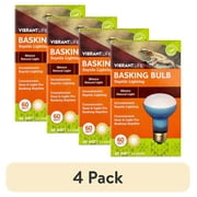(4 pack) Vibrant Life 60W Terrarium Basking Bulb, Daylight