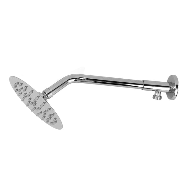 Juego De Grifo De Ducha En Cascada, De Cabezal De Ducha, Cabezal Redondo, Cabezal Ajustable, Montado En La Pared, Alta Presión, Eficiente Para Hotel