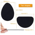 thumbnail image 2 of Non-Slip Shoes Pads, 8 Pcs Anti-Slip Shoe Grips on Bottom of Shoes, Thickened Silicone Self-Adhesive Sole Protector (Black-2 Shapes), 2 of 6