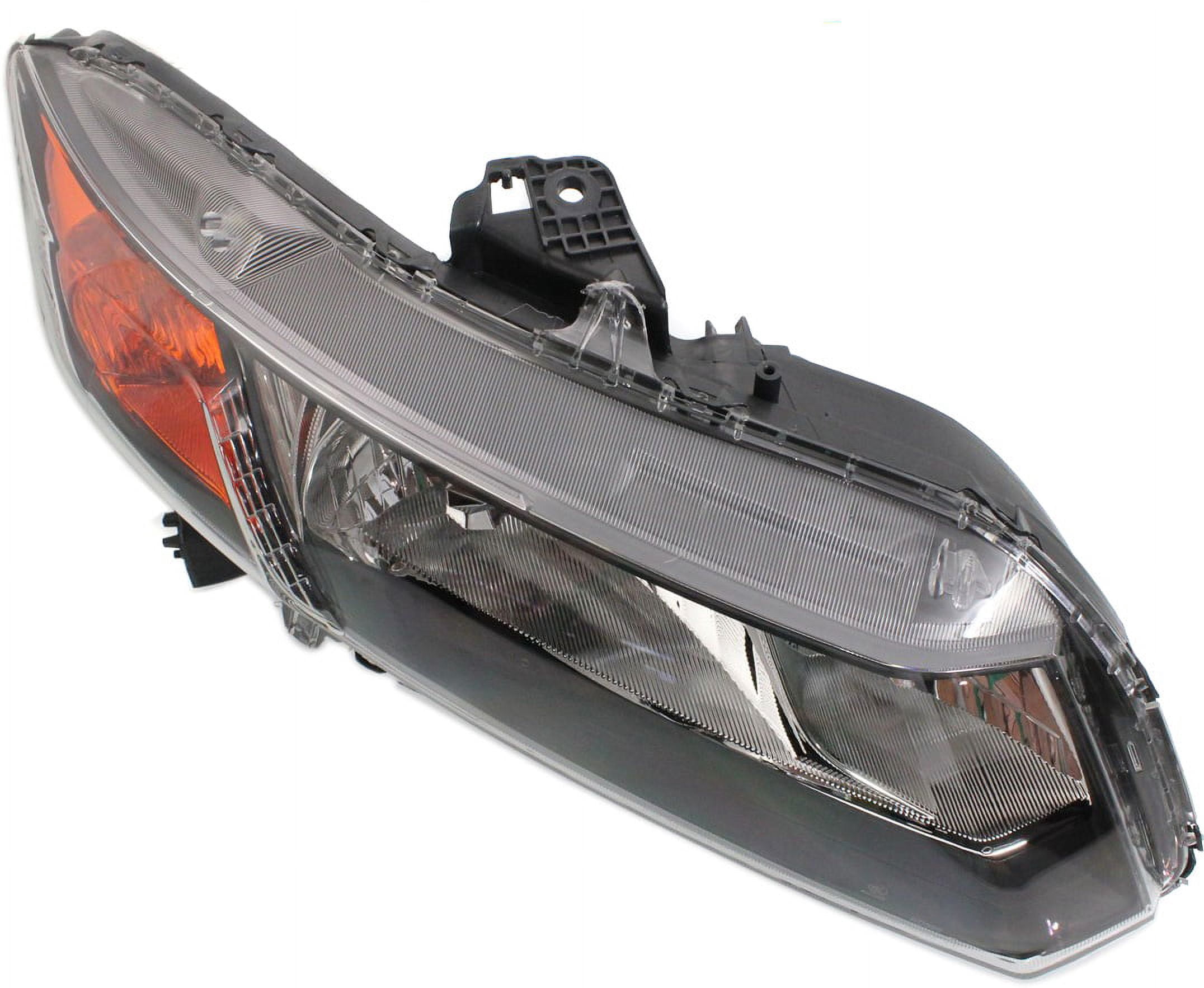 Headlight Compatible With 2012 Honda Civic Right Passenger Halogen With bulb(s)