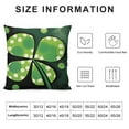 thumbnail image 5 of COMIO St Patricks Day Pillow Covers 18X18 Inch Watercolor Lucky Clover Pillow Cases Set of  Polka Dot Shamrock Spring Throw Pillows Farmhouse Decor For Living Room Bedroom Bed Cushion Outdoor, 5 of 5