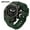 Army green, variant on Electronic Sport Watch for Men Waterproof Multifunction Dual Display Teenager Digital Watch