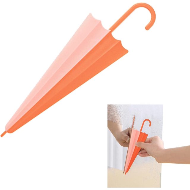Limpiaparabrisas de diseño - naranja, limpiaparabrisas para espejo de baño con gancho, limpiaparabrisas