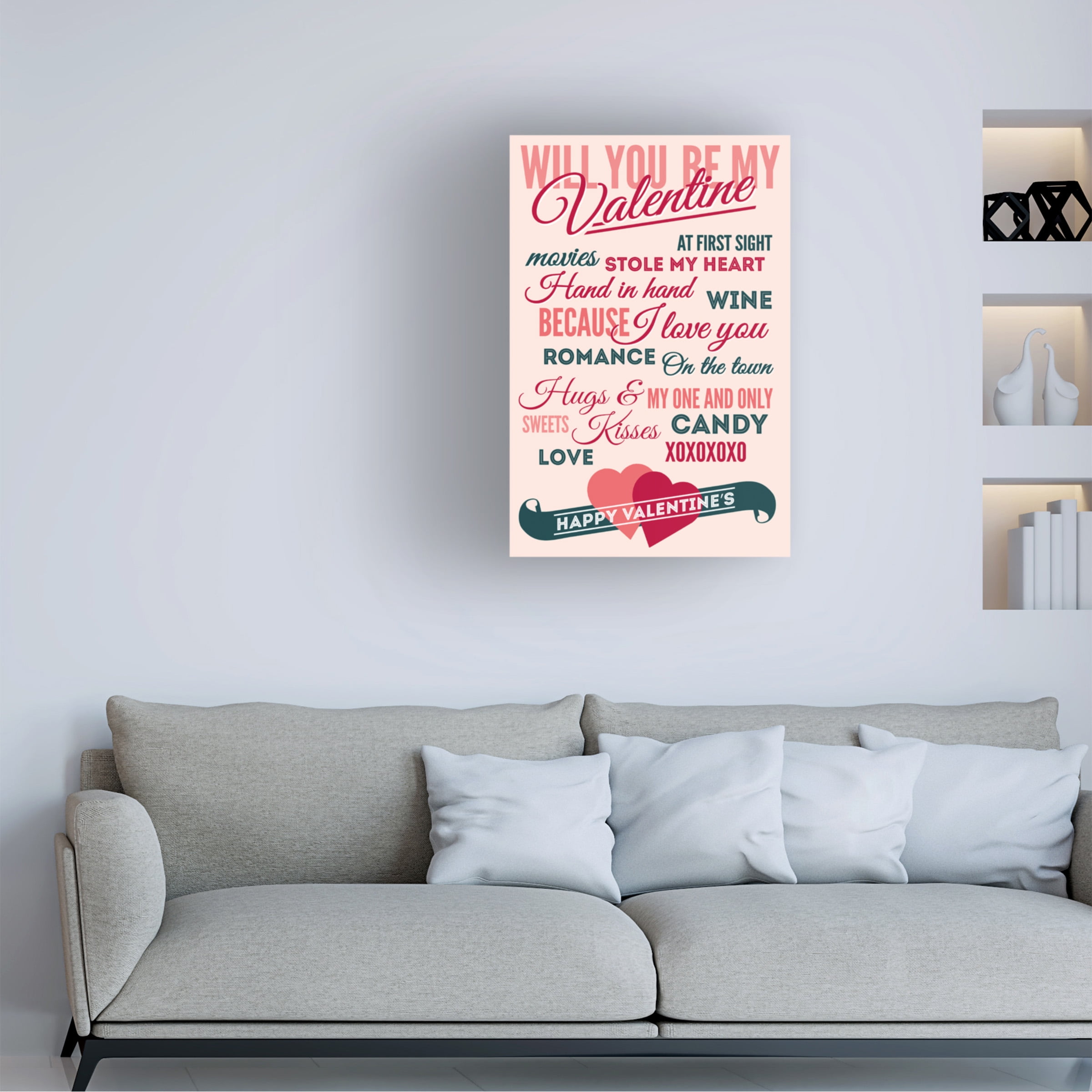 Lantern Press 'Valentines Day' Canvas Art