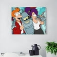 thumbnail image 3 of Futurama Characters Decorative Painting Canvas Wall Poster Art Picture Painting Gift Living Room Posters Bedroom Painting Decor, 3 of 8