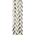 thumbnail image 1 of Safavieh Dip Dyed Ivory Contemporary Rug - Runner 2'3" x 12', 1 of 4