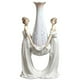 Veronese Design AP20088AA Deux Jeune Fille Suspension Vase en Porcelaine – image 1 sur 1