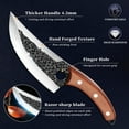 thumbnail image 4 of Welan Meat Cleaver, Hand Forged Butcher Knife, Full Tang Bone Knife, 4 of 7