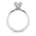 thumbnail image 3 of Empire Jewelry 1.8 Ct Round Moissanite Ring - Hidden Halo Solitaire Design with Accent Stones - 14K White Gold Plated Jewelry for Women, 3 of 3