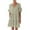 Green Printed, variant on Summer Dresses For Women 2024 Casual V-Neck Ruffle Short Sleeve Sweet A-Line Tiered Flowy Mini Beach Dress With Pockets