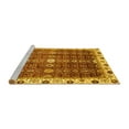 thumbnail image 2 of Ahgly Company Machine Washable Indoor Rectangle Abstract Yellow Modern Area Rugs, 5' x 7', 2 of 4