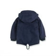 thumbnail image 5 of Childrens Simple Hooded Jacket Outdoor Windproof Jacket Boys Fleece Lined And Thickened Casual Fashionable Jacket,Simple Hooded Jacket 4-5 Years, 5 of 5