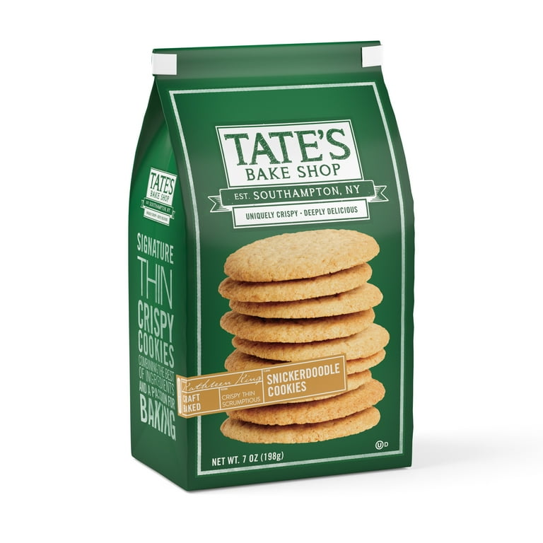 SpaVita◆サッキー◆ Tate's Snickerdoodle Cookies 7 oz Crispy Cinnamon Sugar Cookie