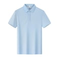 thumbnail image 6 of UVEASISHA Women's Sports Polos Shirts Cool Performance Tennis Polos Quick Dry Active Tops Lightweight Short Sleeve Golf Polos Light Blue L, 6 of 7