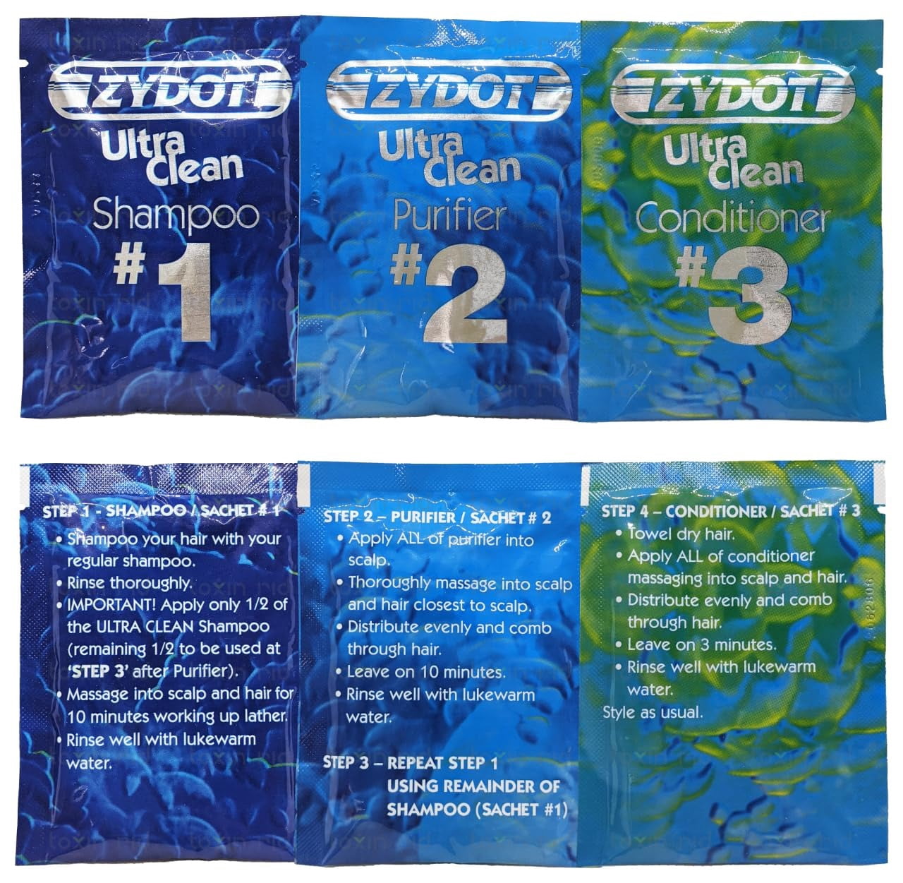 Toxin Rid Original Macujo Shampoo & Zydot Ultra Clean Deep Cleanse, All Pollutants, Residual Medications, Nicotine, Alcohol, Chlorine