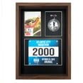 thumbnail image 3 of 3 in 1 Shadow Box Display (Race Bib, Medal, Photo) -Walnut, 3 of 8