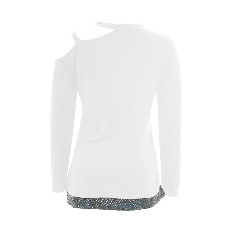 YOTMKGDO Off The Shoulder Top, Sparkly Tops for Women, New