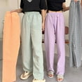 thumbnail image 5 of Women Pants Casual Pants Women Black Work Pants for Women Comfy Work Pants Women Wide Leg Lounge Pants with Pockets Womens Summer Pants, 5 of 6