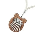 thumbnail image 2 of Miangastore 1 Set Thumb Piano Eight Keys Kalimba Portable Musical Instrument (Brown), 2 of 8