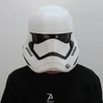 thumbnail image 3 of Disfraz de caballero Jedi estrella de cine, disfraz de Wan, túnica negra, uniforme de guerrero Obi, capa, fiesta de carnaval de Halloween para hombres, 3 of 5