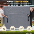 thumbnail image 3 of Mattress Bags for Moving and Storage, Fusion Twin Mattress Protector Waterproof Mattress Cover with 8 Heavy Duty Handles and Zipper Extra Thick Moving Supplies for Dorm Bed Reusable (77x42x13.5 Grey), 3 of 8