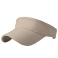 thumbnail image 3 of Unisex Lightweight Stretch Sun Visor Hat Portable Breathable Outdoor Cap for Running Tennis Golf Sports(Coffee,One Size), 3 of 6