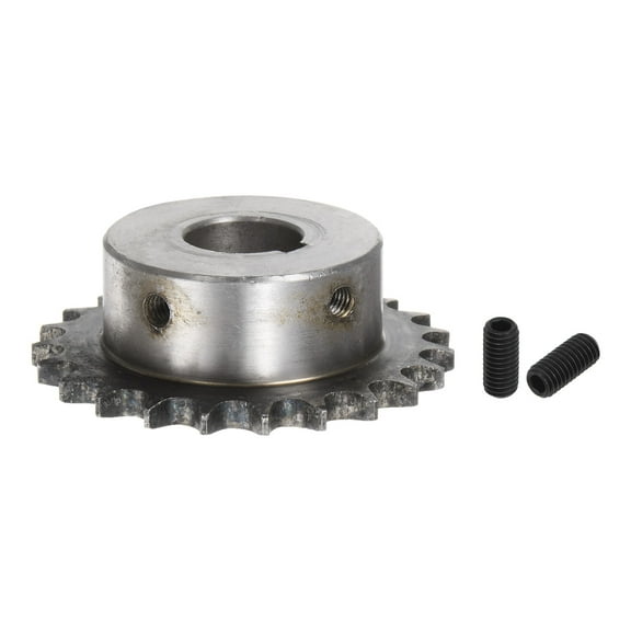 Uxcell ISO/DIN 06B-1 Roller Chain Sprocket B Type 20mm Bore, 3/8" Pitch, Hardened 23 Tooth