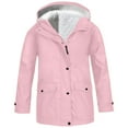 thumbnail image 6 of Kids Winter Coats Size 8-10 Girl's Waterproof Ski Jacket Fleece Snow Coat Windproof Warm Winter Snowboarding Jacket with Hood, 6 of 7