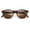 Tortoise Amber, variant on Sunski Avila Sunglasses Color: Clear Tortoise Fade