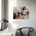 thumbnail image 4 of Acheng Abstract Canvas Wall Art, Modern Minimalist Wall Art Painting, Brown Room Decorations, Framed Wall Art for Living Room, Bedroom, Office Artwork Wall Decor 20x16in, 4 of 6