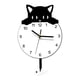 thumbnail image 3 of Reloj de pared con forma de gato, decoración del hogar, reloj de pared moderno silencioso para dormitorio, granja, 3 of 9