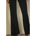 thumbnail image 4 of High Waist Stretch Crepe Flare Pants, 4 of 5