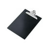 Saunders Plastic Clipboard, 8 1/2" x 12", Black