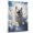 Norwegian Elkhound, variant on Thuan Dog with Angel Canvas, Canvas Wall Art Abstract White Prints Animal Artwork Komondor Lover for Bedroom Living Room Bathroom 11x17