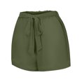 thumbnail image 7 of Frostluinai Comfy Paperbag Shorts For Women Summer Beach Shorts Tie Elastic Shorts Loose Shorts Hot Pants With Pocket For Vacation, 7 of 7