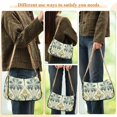 thumbnail image 4 of FORMRS Womens Shoulder Bag with Chain Strap Clutch Purse Cute Tote Handbag, Beige Floral Pattern, 4 of 7