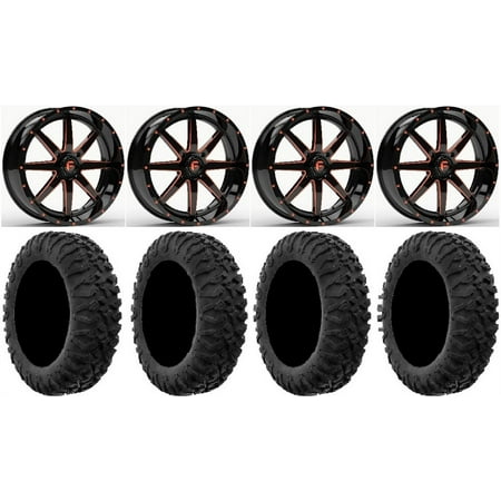Fuel Maverick Orange 20 Wheels 33 MotoClaw Tires Polaris RZR XP 1000 / PRO XP / Ranger XP 900/1000