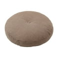 thumbnail image 1 of Almohada de suelo Funda extraíble y lavable Cómoda almohada de asiento Cojín de silla Suelo Caqui, 1 of 9