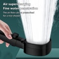 thumbnail image 5 of Black High Pressure Shower Head, Power Booster Bath Spray With Filtered Water Flow And Easy Install Nozzle For Bathroom And Bathing, 5 of 5