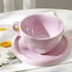 thumbnail image 4 of Juego De Tazas De Café Con Platillo Lindo Taza De Flores Moradas Regalos Para Mujeres Para Cumpleaños Taza De Café Con Platillo Taza De Cerámica Regalo De Cumpleaños Para Mujeres, 4 of 4