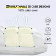 thumbnail image 2 of YOUR MOON Soft Pillows Standard for Sleeping, Support Bed Pillows, Fluffy Down Alternative Pillow, Luxury Hotel Gel Standard Pillows for Side Sleeping (White), 2 of 10