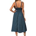 thumbnail image 4 of Julyccc Womens sleeveless Boho Sundress Summer Beach Bottons Maxi Dress, 4 of 4