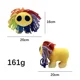 thumbnail image 3 of Lindos peluches de león coloridos de Yarnabys para regalar a los fanáticos, muñeco de peluche suave, regalo de cumpleaños para niños, 3 of 5
