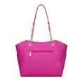 thumbnail image 5 of Montana West Tote Bag for Women Chain Top-handle Handbags, Deep Rose Red, 5 of 6