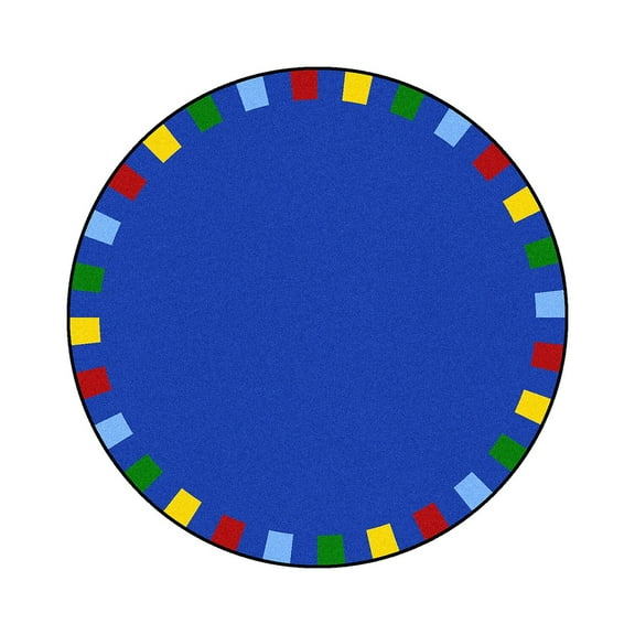Joy Carpet On The Border Brights 5'4" Round